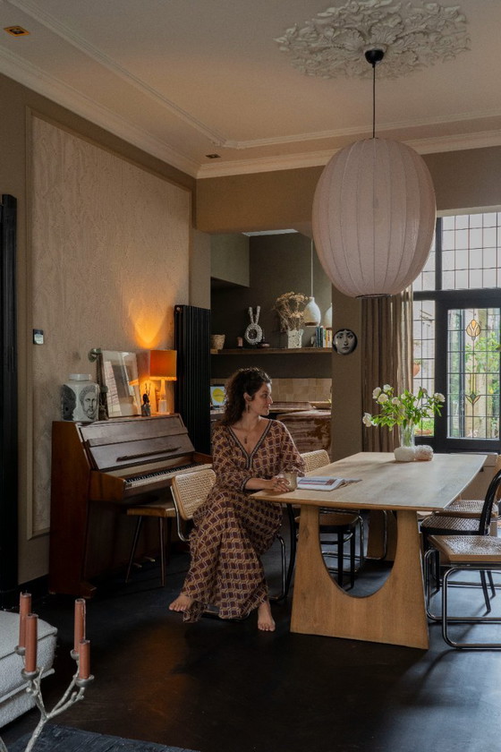 Image 1 of Hecho a mano Lámpara colgante Knit-White