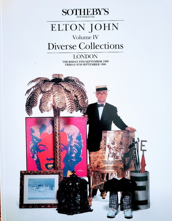 Image 1 of Sotheby's Elton John Memorabilia 1980s Auction Catalogues