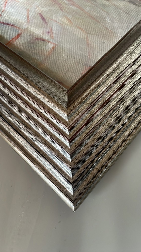 Image 1 of Romantic painting of pink roses