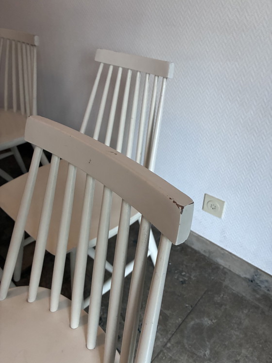 Image 1 of 4 vintage IKEA Spijlstoelen