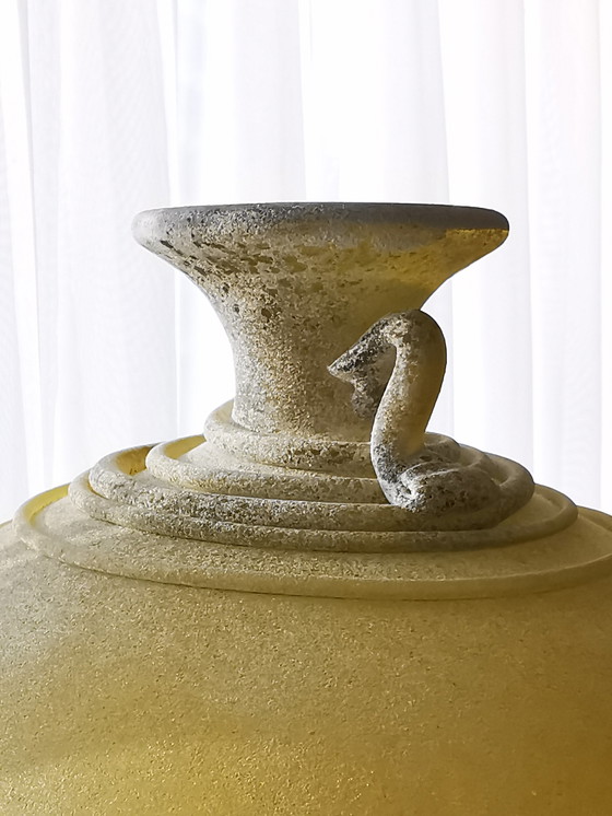 Image 1 of Vase, objet d'art. Cenedese Scavo Murano années 1960