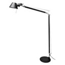 2 Artimide Stehleuchten Tolomeo schwarz