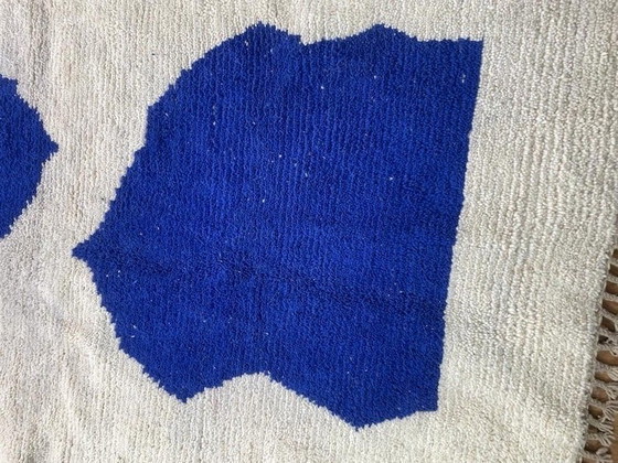 Image 1 of Tapis en laine pure traditionnelle artisanale fait main 2/3 m