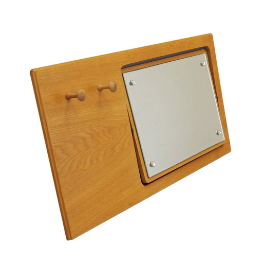 Hanger with mirror, Danish design, 1980s, production: Denmark