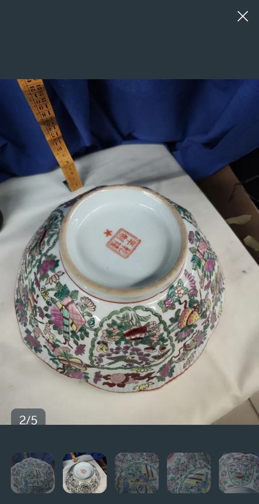 Chinese famille rose bowl