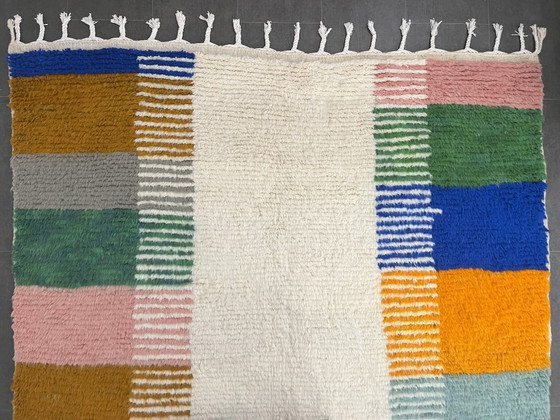 Image 1 of Berber Rug - 296 cm x 206 cm - colored Wool