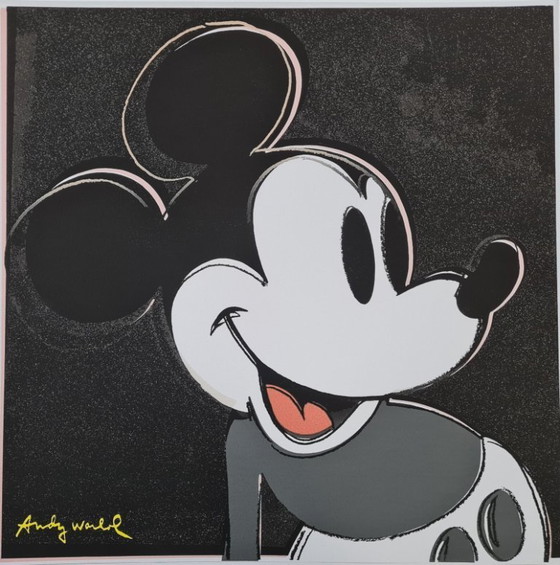 Image 1 of After Andy Warhol, Mickey Mouse, 1980s, Lithograph