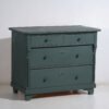 Commode ancienne en pin peint – Commode verte rustique européenne – circa 1900 #4 (photo 6 of 40)