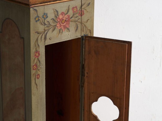 Boîtier d'horloge de parquet ancien en pin peint – Europe Centrale, circa 1850 – Pendules, Iron, Glass (photo 32 of 40)