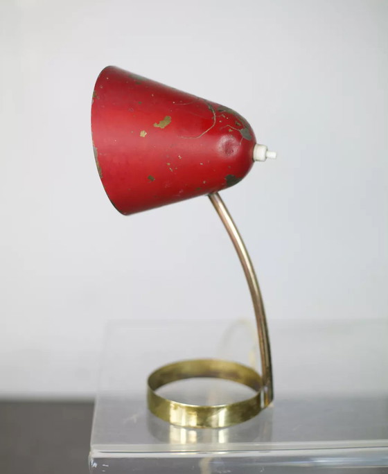 Image 1 of Brass Lamp 50's
