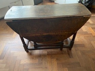 Antique Oval Table 200 Years Old From Inheritance