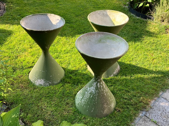 3 x Diabolo planters by Willy Guhl for Eternit – Plant pot, Other (photo 11 of 15)