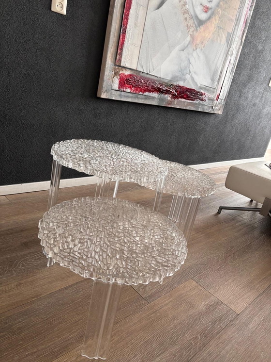 Image 1 of Kartel kunststof 3 stuks verschillende maten bijzettafels