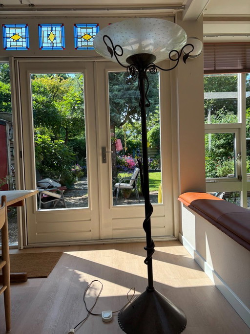 Floor lamp Table lamp Hand-greased Art Nouveau style
