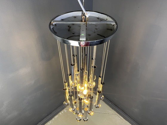 Image 1 of Vintage chandelier by Gaetano Sciolari, 1970s
