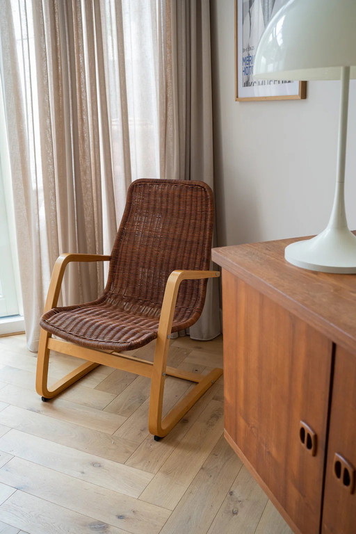 Vintage Ikea - Fauteuil Ps Yngve Ekstrom Pitriet - Lamello