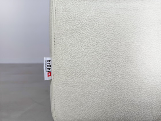 Image 1 of Original Brühl corner sofa Sunrise design sofa leather light couch