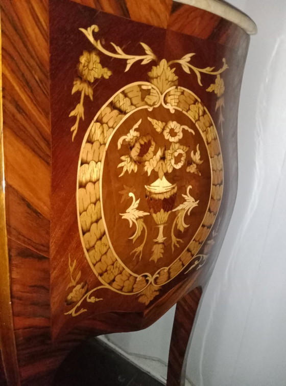 Image 1 of Louis XV marquetry chiffonier