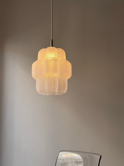 Petulia L "Snow White" ByLucop - Organic Sculptural Pendant Lamp - Artisan 3D Printed Design