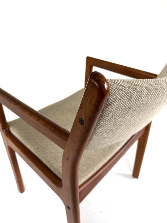 Image 1 of Vintage teakhouten bureaustoel, D-Scan ‘70