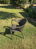 Dedon garden set - Tango series. 1 table with 6 matching chairs