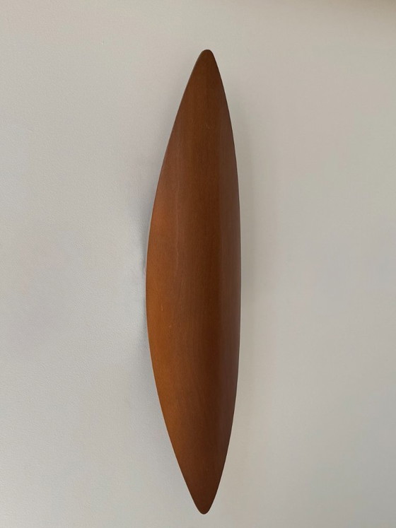 Image 1 of Applique da parete vintage XL, in legno termoformato, Francia, 1970