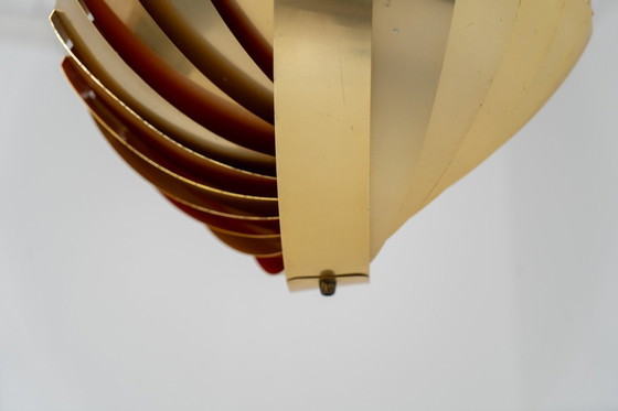 Image 1 of Suspension « Konkylie » de Louis Weisdorf pour Lyfa (Danemark, années 1960).