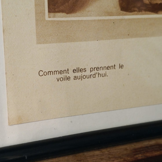 Image 1 of Originalseite der Zeitschrift J. Mandel Paris – Jeunes Filles Modernes – gerahmt im Art Deco-Stil