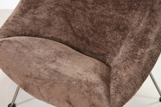 Fauteuil Artifort Oyster modèle F157 par Pierre Paulin, 1950 – Velvet, Design (photo 12 of 14)