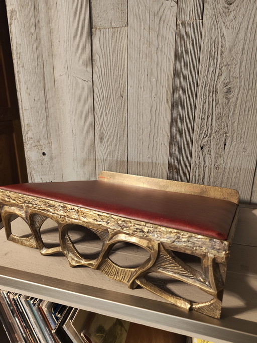 leggio per libro di preghiera, porta Bibbia in ottone, stile art déco