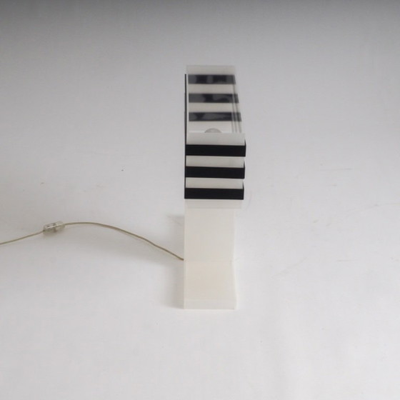 Image 1 of Modernist Plexiglas Table Lamp