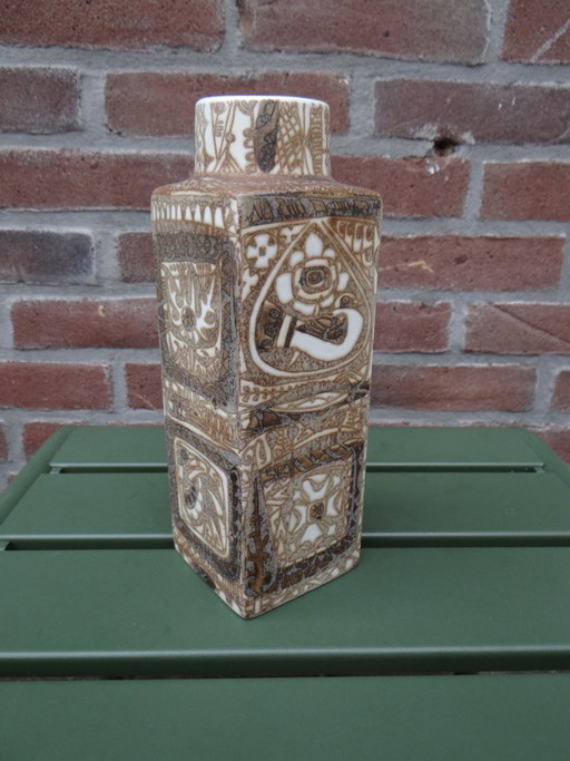 Vintage Royal Copenhagen Baca Fajance Vase 719/3259 Design by Nils Thorsson H22cm Denmark – vazen, Ceramic (photo 2 of 10)