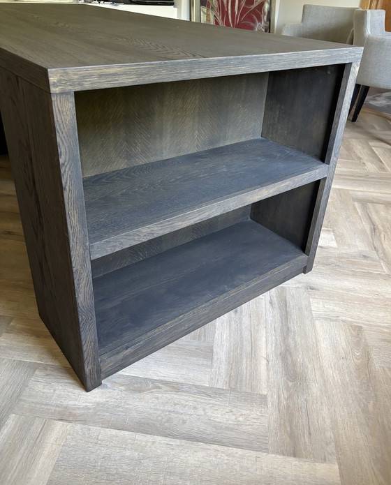 Image 1 of Prachtig massief eiken bureau met ladekast