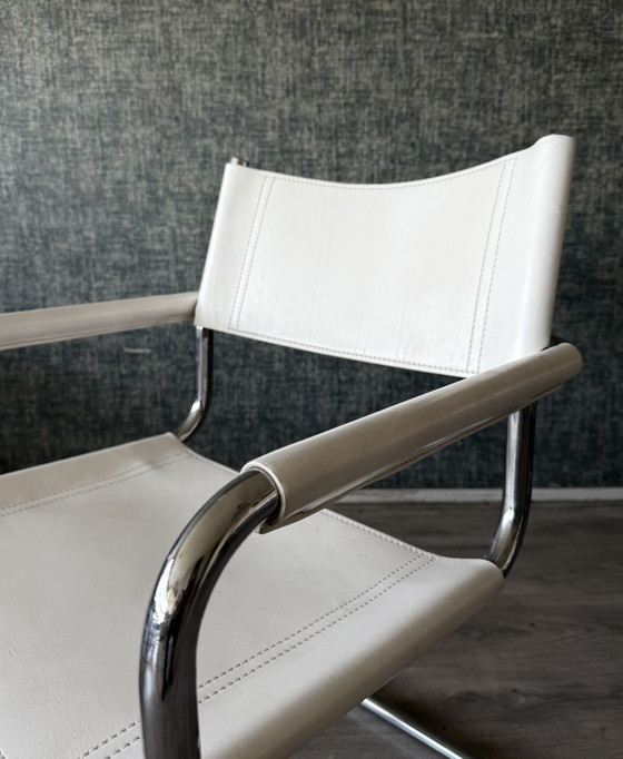 Image 1 of 6x Vintage Mart Stam S34 Chairs by Linea Veam, Italy, ca80s