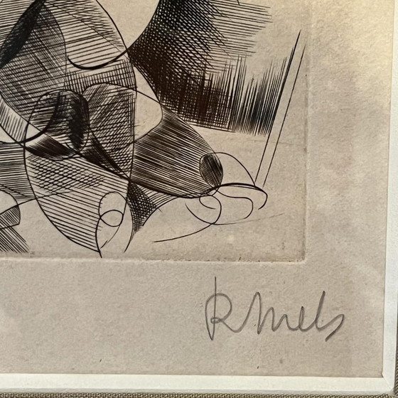 René Mels (Meulemans), Compositions, Gravures, 1945, Lot de 3 – Tirages d'art, Paper (photo 10 of 13)
