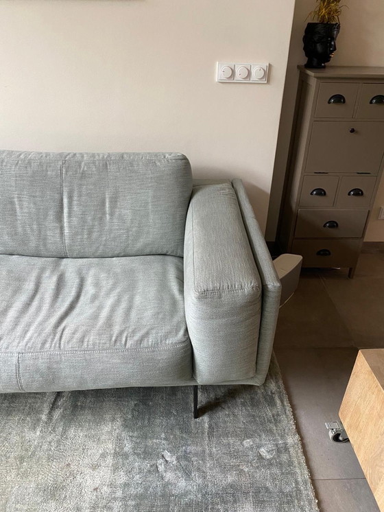 Image 1 of Very neat Leolux Bellice sofa with footstool