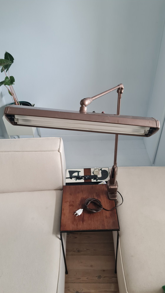 Image 1 of Dazor bronzefarbene Industrie-Arbeitsleuchte UL-2134