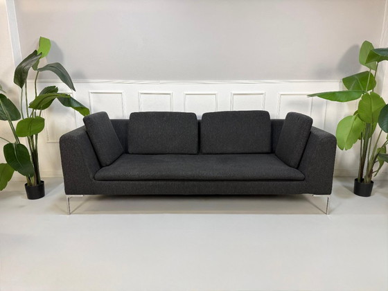 Image 1 of B&B Italia Charles Designer Sofa Couch Anthrazit Stoff