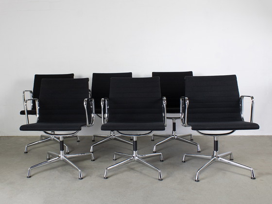 Image 1 of 6X Vitra Ea 108 Conference Chair Design Charles Eames