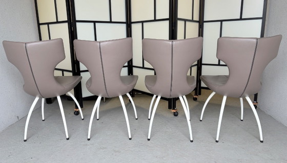 Image 1 of 4 Leolux Callas eetkamerstoelen 