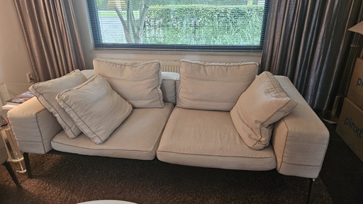 2x Flexform Lifestyle Sofas – banken, Metal, Textile (photo 2 of 5)