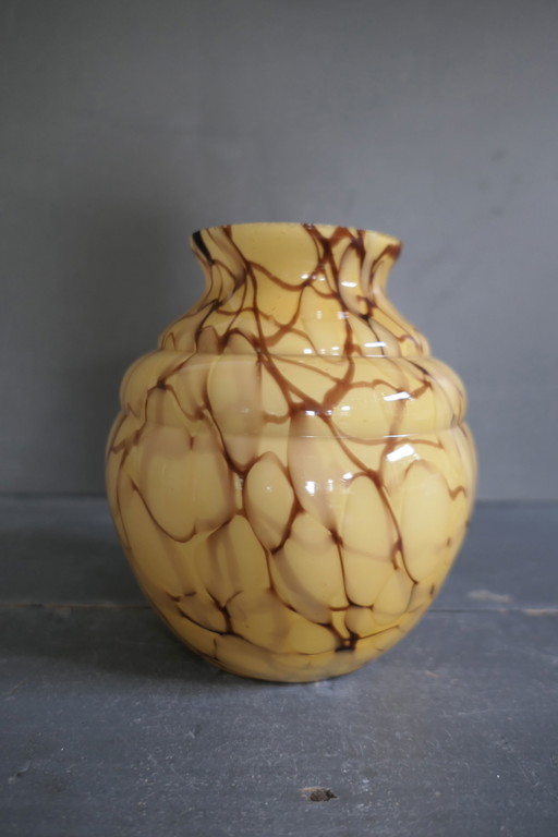 Art Deco Verrerie de Scailmont vase