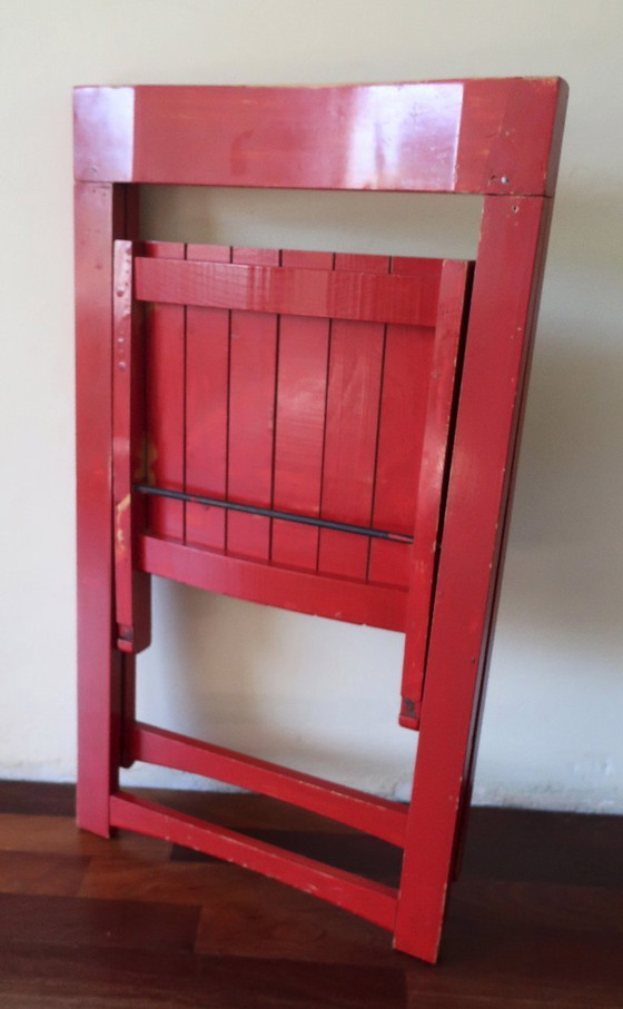 Image 1 of Sedia pieghevole vintage - Aldo Jacober - Modello: Trieste