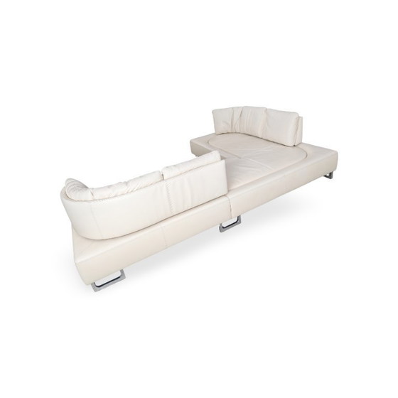 Image 1 of Divano angolare modulare Original De Sede DS 165 in pelle color crema