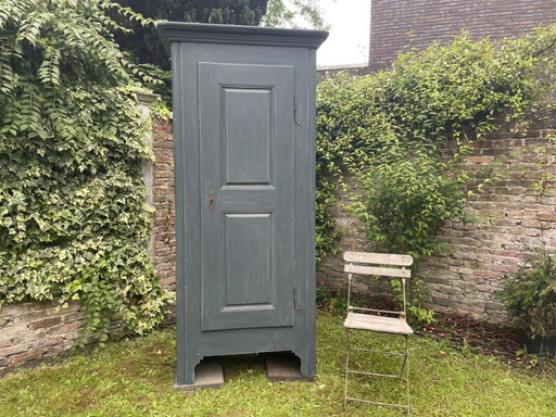 Armadio del XVIII secolo, mobile da cucina, mobile da ingresso, mobile con gambe, antico francese