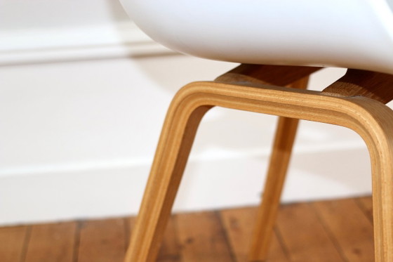 4 Hay "Over een stoel" Scandinavische fauteuils, wit – Eetkamerstoelen, Plastic (photo 6 of 8)