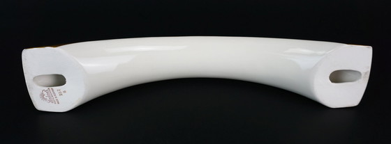 Image 1 of PORTACANDELE in porcellana moderno di metà secolo Lindner Kueps Bavaria anni '50