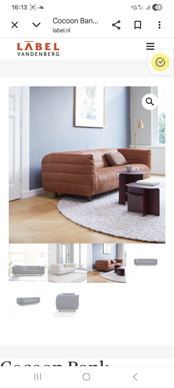 Spacious 6-Seater Sofa by Vandenberg – Label Van den Berg, Corner sofas, Leather, Plastic (photo 4 of 13)
