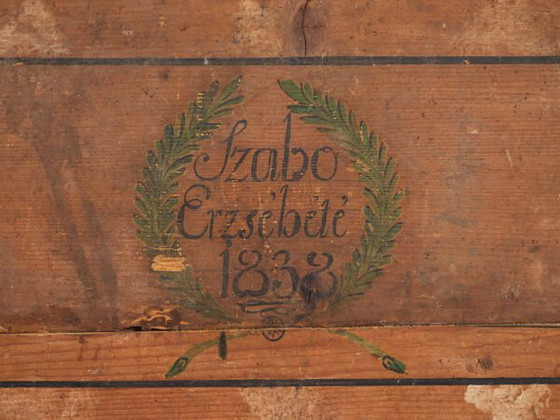 Antike Truhe im Volkskunststil (Jahr 1838) #46 – Aufbewahrungsschrank (photo 22 of 39)