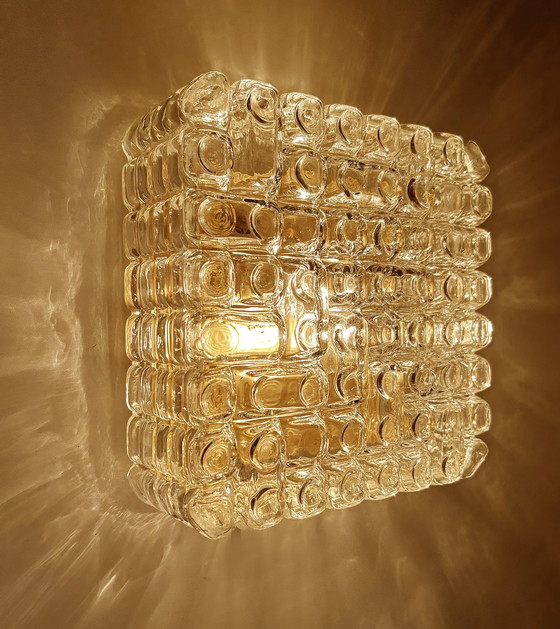 Image 1 of Mid Century Bubble Glass Wall Light / Ceiling Light